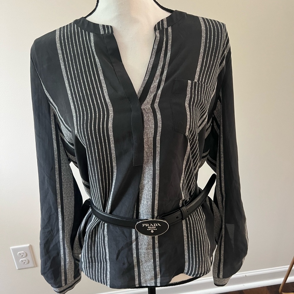Joie Oden Silk Blouse size small